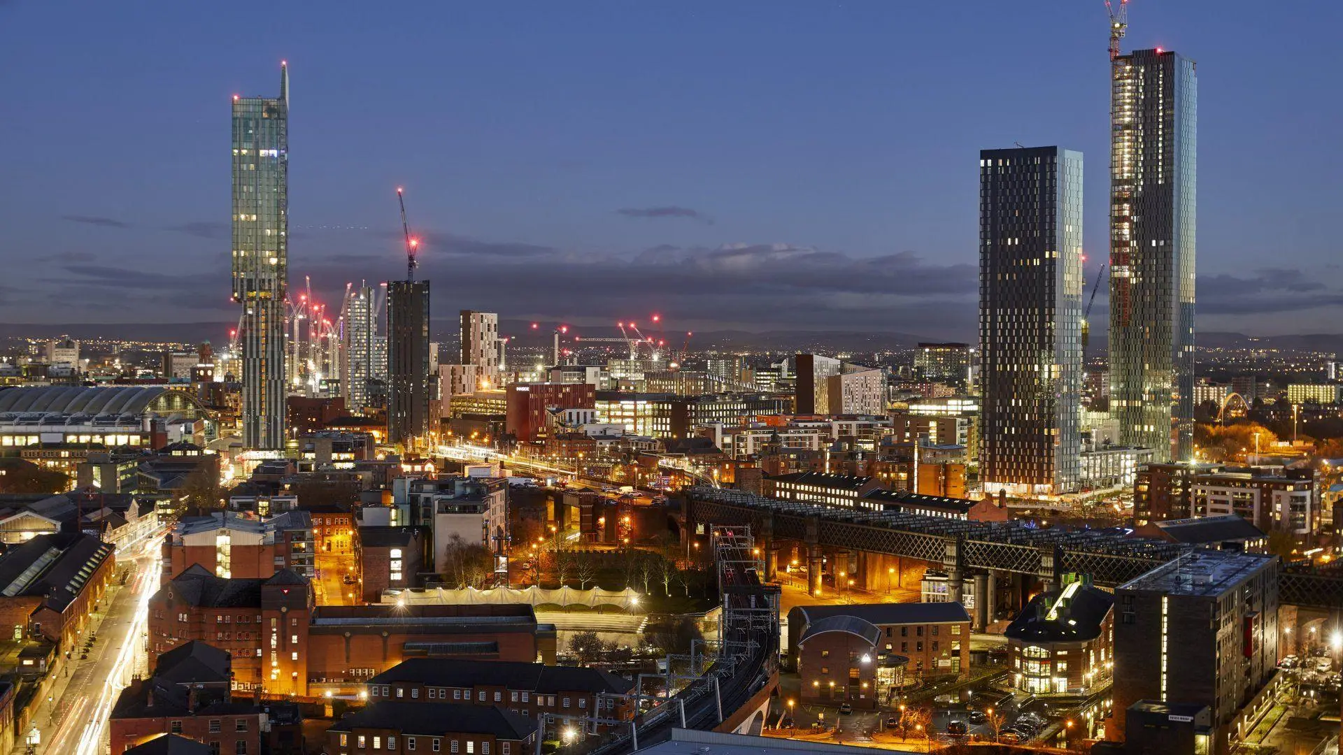 Manchester skyline
